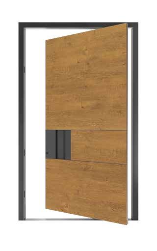 Natural Oak Pivot Door