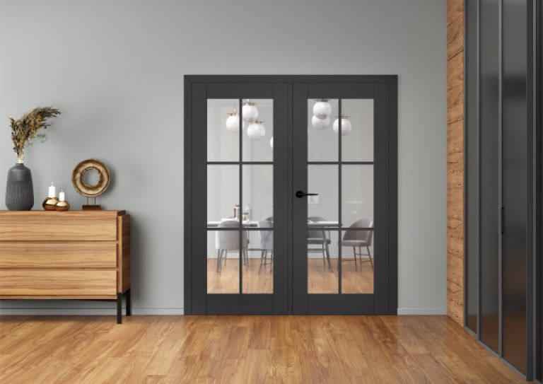 Anthracite Double French Doors