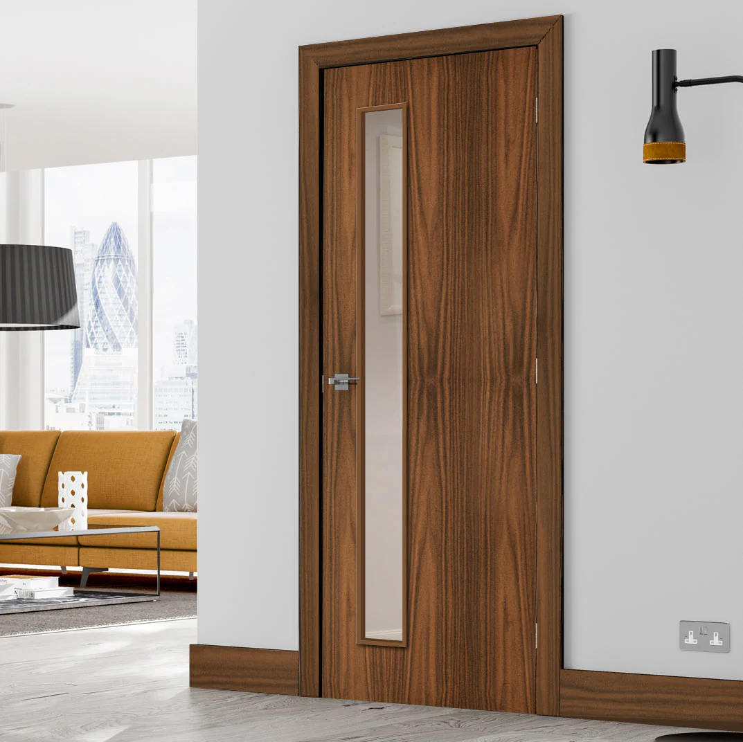Part Glazed Walnut