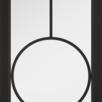 Black Bowery Clear Glazed Internal Door