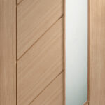 Monza Un-Finished With Obscure Glass Internal Door