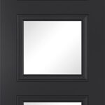 Primed Black Antwerp Glazed 3L Internal Door