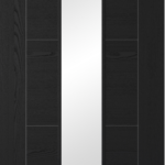 Black Ash Laminated Vancouver Glazed 1L Internal Door