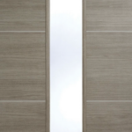 Light Grey Laminated Santandor Glazed Internal Door