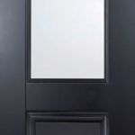 Black Arnhem Glazed 1L Internal Door