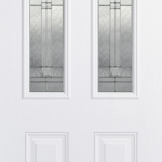 GRP Malton White Glazed 2L External Door