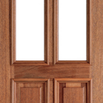 Hardwood Derby Unglazed 2L External Door