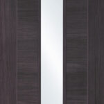Internal Laminate Umber Grey Forli with Clear Glass