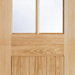 Oak Cottage Stable Glazed 4L External Door