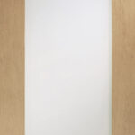 Internal Oak Pattern 10 with Clear Glass Fire Door