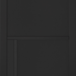 Chelsea 4P Pre-finished Black Internal Door