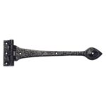 Zoo Hardware Foxcote Foundries T Door Hinge (12", 15" OR 18"), Black Antique - FF15 (sold in pairs)