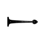 Zoo Hardware Foxcote Foundries Hinge Front (12", 15" OR 18"), Black Antique - FF85 (sold in pairs)