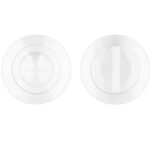 Zoo Hardware Rosso Tecnica Grade 304 Stainless Steel Bathroom Turn & Release, Powder Coated White - RT004-PCW