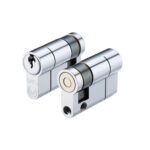 Zoo Hardware Vier Precision Euro Profile British Standard 5 Pin Single Cylinders (Various Sizes), Polished Chrome - V5EP40SPCE