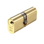 Zoo Hardware Vier Precision Oval Profile 5 Pin Double Cylinders (60mm, 70mm OR 80mm), Polished Brass - V5OP60DPBE