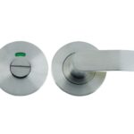 Zoo Hardware Vier Bathroom Turn & Release With Indicator, Satin Stainless Steel - VS004IS