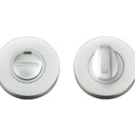 Zoo Hardware Architectural Aluminium Turn & Release With Indicator, Satin Aluminium - ZAA004ISA