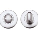 Zoo Hardware Stanza Contract Bathroom Turn & Release, Satin Chrome Finish - ZCZ004SC