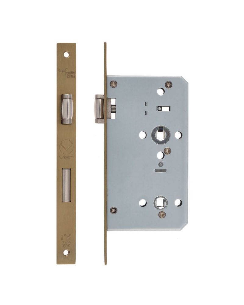 Zoo Hardware DIN Lift To Lock, PVD Satin Brass - ZDL7260LL-PVDSB - Image 1
