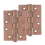 Zoo Hardware 4 Inch Grade 13 Ball Bearing Hinge, PVD Satin Bronze - ZHSS243-PVDBZ (sold in pairs)
