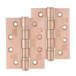 Zoo Hardware 4 Inch Grade 13 Ball Bearing Hinge, Tuscan Rose Gold - ZHSS243-TRG (sold in pairs)
