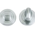 Zoo Hardware Stanza Bathroom Turn & Release, Satin Chrome - ZPZ004SC