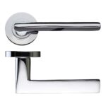 Zoo Hardware Virottia Polished Chrome Door Handles - FB070CP (sold in pairs)