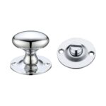 Zoo Hardware Fulton & Bray Oval Turn & Release (36mm), Polished Chrome - FB41CP