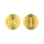 Zoo Hardware Rosso Tecnica Grade 304 Stainless Steel Bathroom Turn & Release, PVD Satin Brass - RT004PVDSB
