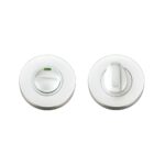 Zoo Hardware Architectural Aluminium Disabled Turn & Release With Indicator, Satin Aluminium - ZAA004ISA