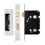 Zoo Hardware Contract Bathroom Lock (64mm OR 76mm), Satin Stainless Steel - ZBC64SS