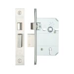 Zoo Hardware British Standard 5 Lever Sash Lock (64mm OR 76mm), Satin Stainless Steel - ZBSS64SS