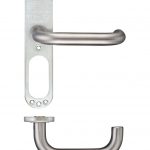 Zoo Hardware ZCS Architectural 19mm RTD Lever On Short Inner Backplate, Satin Stainless Steel - ZCSIP19SP (sold in pairs)