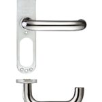 Zoo Hardware ZCS Architectural 19mm RTD Lever On Short Inner Backplate, Polished Stainless Steel - ZCSIP19SPPS (sold in pairs)
