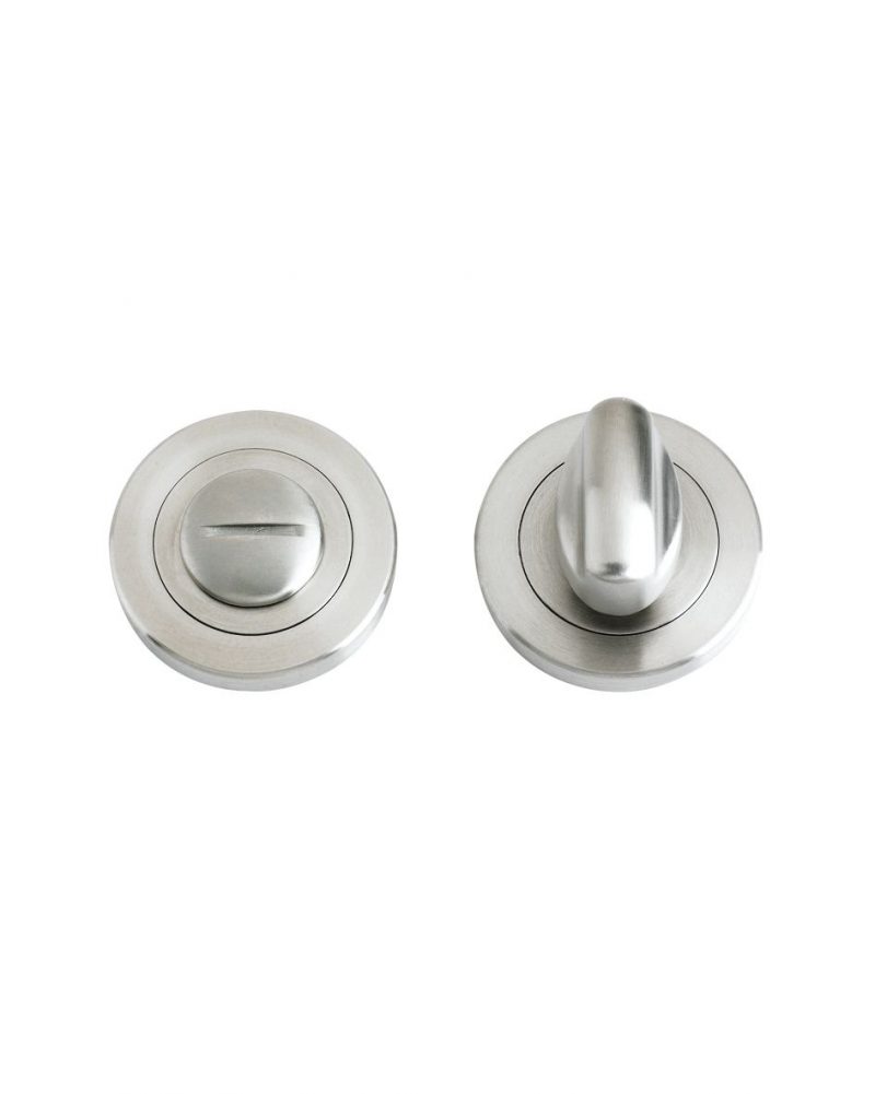 Zoo Hardware ZPS Bathroom Turn & Release, Satin Stainless Steel - ZPS004SS - Image 1