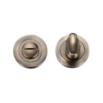 Zoo Hardware Stanza Bathroom Turn & Release, Florentine Bronze - ZPZ004FB