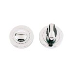 Zoo Hardware Stanza Bathroom Turn & Release, Polished Nickel - ZPZ004PN