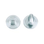 Zoo Hardware Stanza Bathroom Turn & Release, Satin Nickel - ZPZ004SN