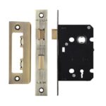 Zoo Hardware 3 Lever Contract Sash Lock (64mm OR 76mm), Florentine Bronze - ZSC364FB