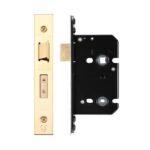 Zoo Hardware Bathroom Lock (67.5mm OR 79.5mm), PVD Stainless Brass - ZUKB64PVD