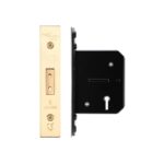 Zoo Hardware 5 Lever Dead Lock (67.5mm OR 79.5mm), PVD Stainless Brass - ZUKD564PVD