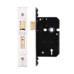 Zoo Hardware 5 Lever Sash Lock (64mm OR 76mm), Satin Stainless Steel - ZUKS564SS