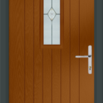 Traditional Golden Oak External Composite Door