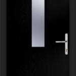 Contemporary Vilamoura Flush Anthracite Grey External Composite Door