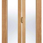 Oak Pattern 10 Glazed 2L Bi-Fold Internal Door