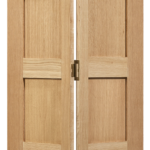 Shaker 4P Bi-Fold Unfinished Oak Internal Door