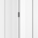 White Pattern 10 One Panel Bi-Fold Internal Door