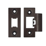 Zoo Hardware Face Plate And Strike Plate Accessory Pack, Etna Bronze - ZLAP01-ETB