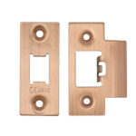 Zoo Hardware Face Plate And Strike Plate Accessory Pack, Tuscan Rose Gold - ZLAP01-TRG